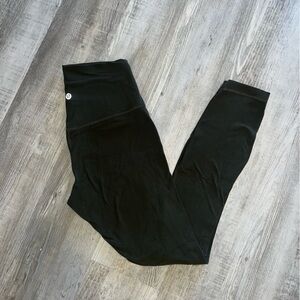 Green Lululemon Leggings Size 8